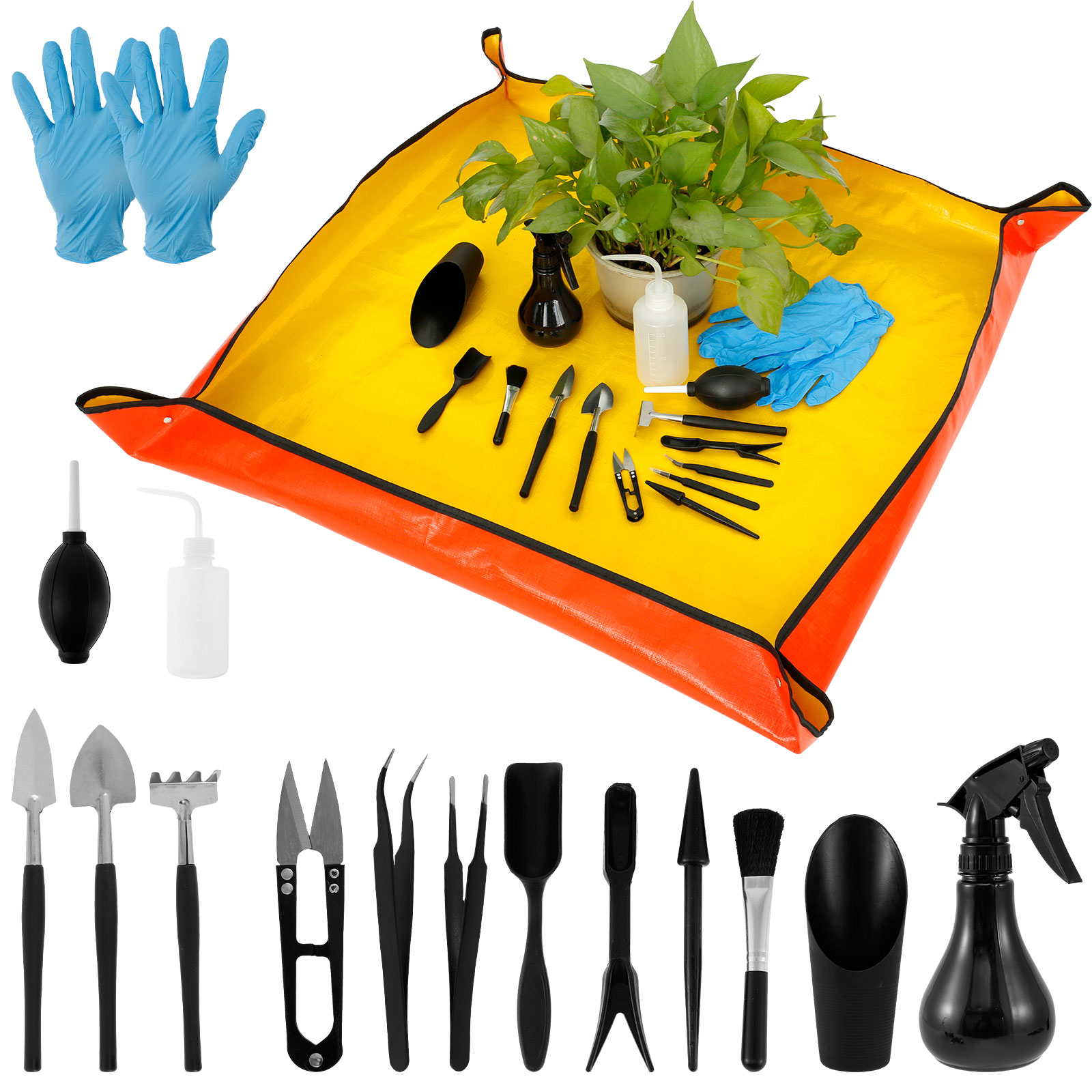 Bonsai Repotting Mat - 13/16 Stuks Tuin Vetplanten Gereedschap Mini