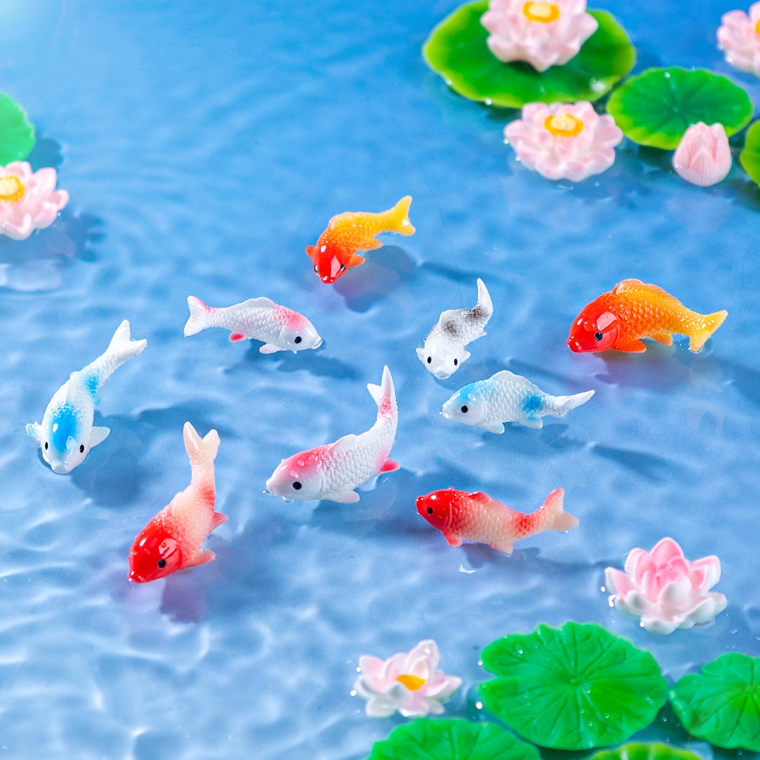 10 STKS Mini Koi Vis Hars Goud - Landscape Bonsai Garden recensie en prijs